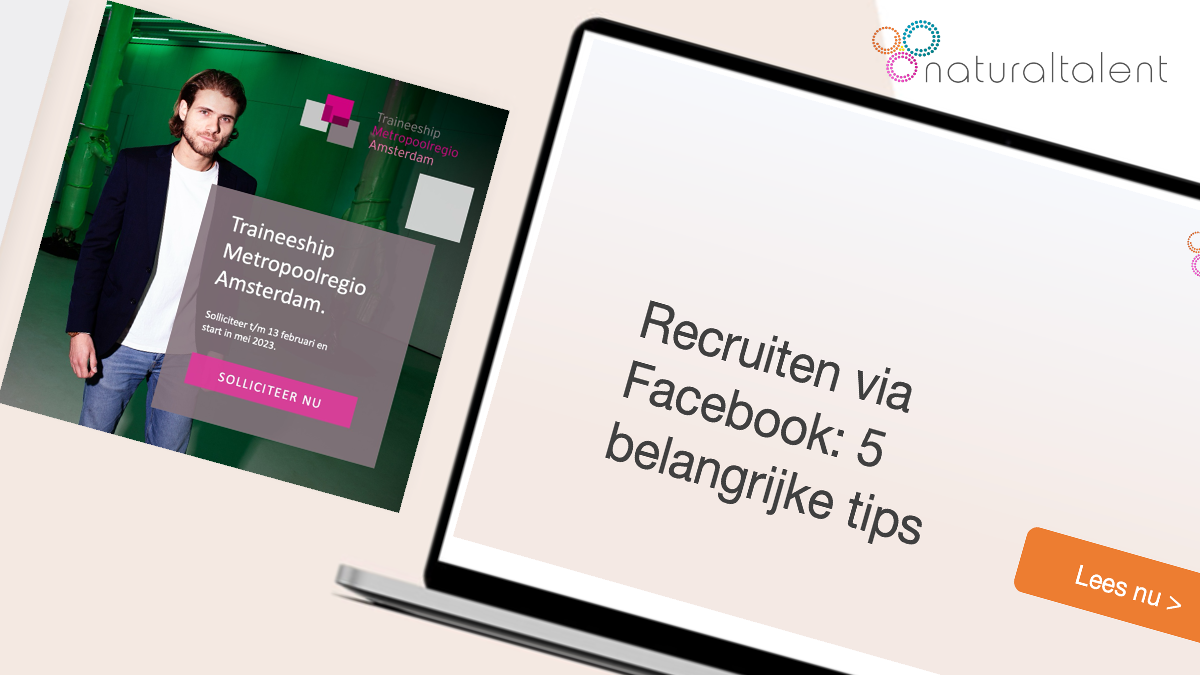 Recruiten via Facebook: 5 belangrijke tips