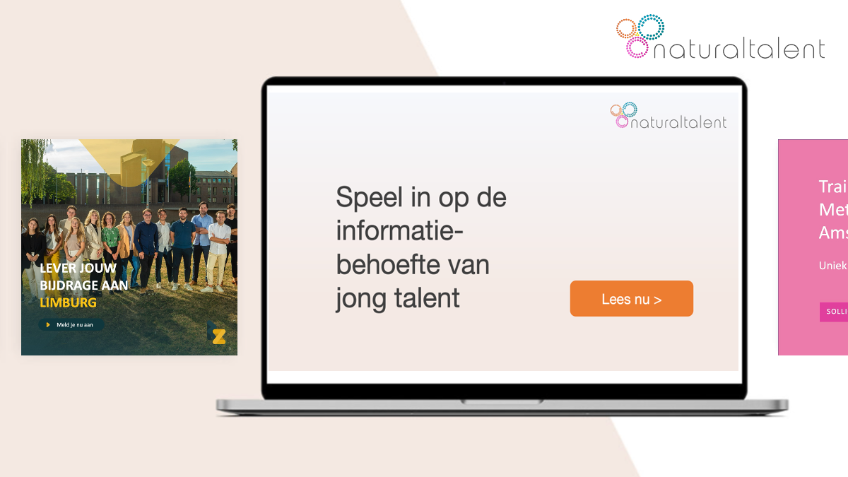 Speel in op de informatiebehoefte van jong talent en vind jouw toekomstige collega’s